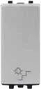 Bouton poussoir avec symbole escalier silver STIEL ALPHA