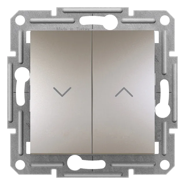 Asfora EPH1300369 roller blind push button — bronze
