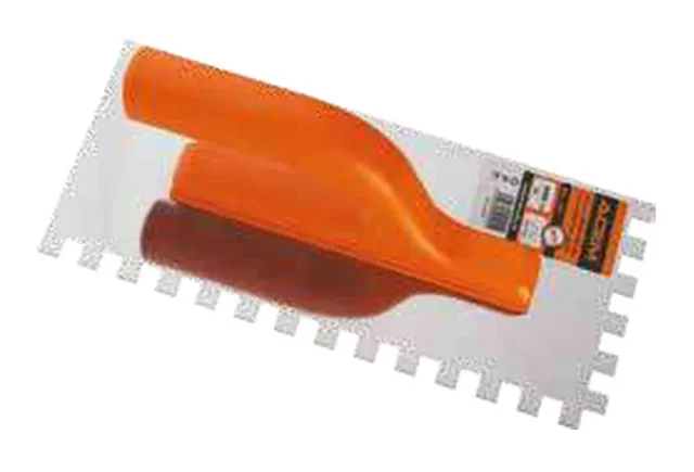 Trowel notched in stainless steel — 500420