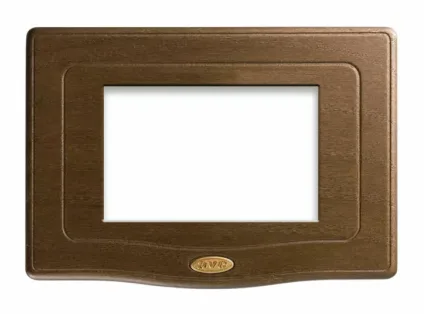 Plate VERA 44 rectangular wood 3 modules — SOMEF 44PLE3NOC