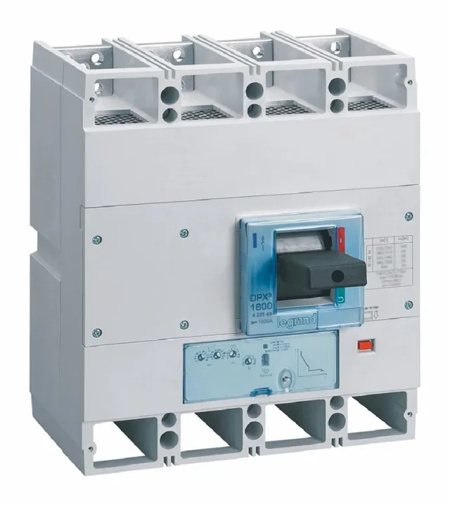 Disjoncteur électronique S1 DPX³1600 pouvoir de coupure 36kA 400V~ – 4P – 1600A — Legrand — 422549