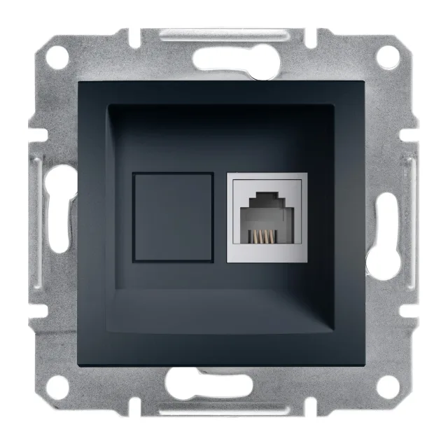 Asfora EPH4100171 rj11 socket outlet — anthracite