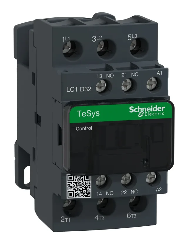 TeSys Deca LC1D32M7 contactor — 3P, 32 A AC-3/AC-3e, 220 V AC, 50/60 Hz control