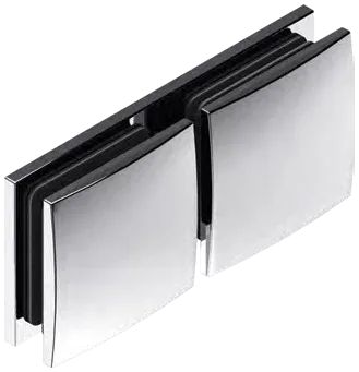 180° glass-to-glass clamp for shower screens — SOPAL