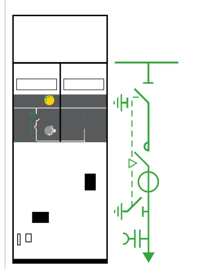 Cellule moyenne tension (MT) Schneider Electric SM6-24 CRM — Contacteur à coupure dans le SF6
