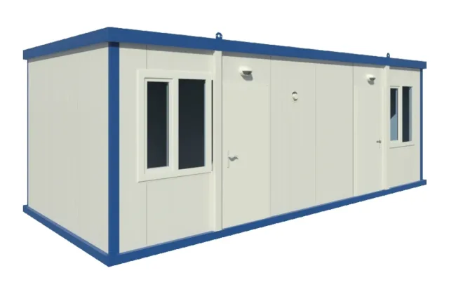Modular building with sandwich panels
