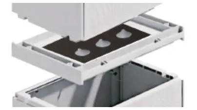 Top-unit installation option for outdoor enclosure Grafi 5 width 580 mm
