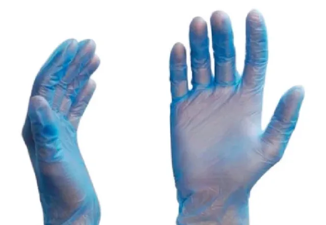 Prestige DPV disposable vinyl gloves