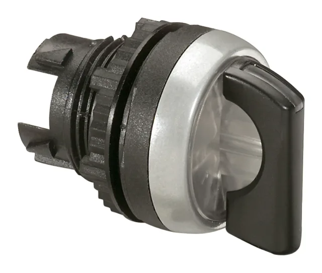 Bouton tournant lumineux à manette noire IP69 Osmoz composable – 2 positions fixes 45° — Legrand