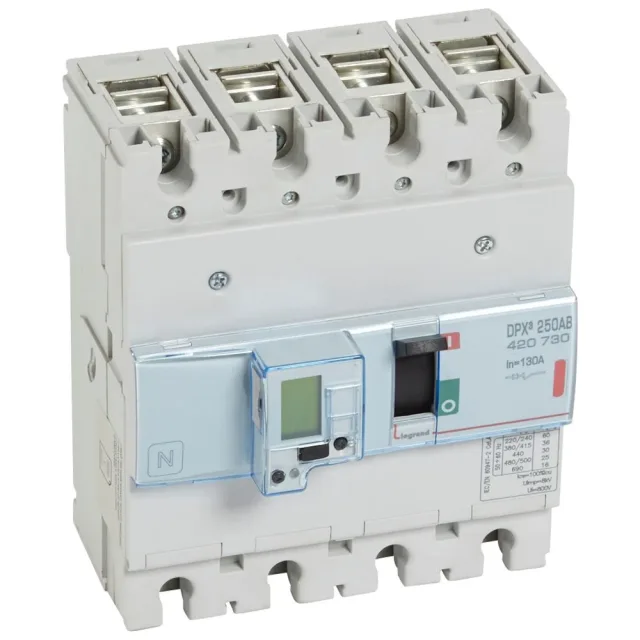 Disjoncteur de branchement version Enedis DPX³250AB 130A 4P — Legrand — 420730