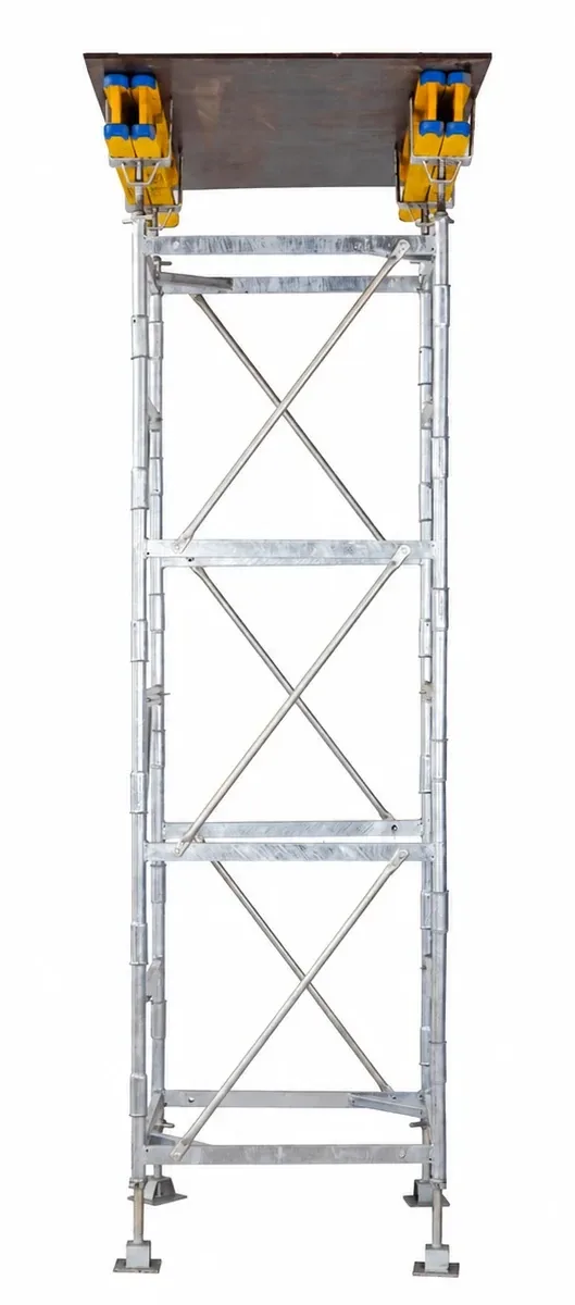 Galvanised shoring tower — 1 × 1 m grid