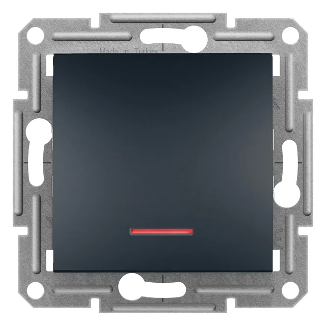 Asfora EPH1600171 push button with locator lamp — anthracite