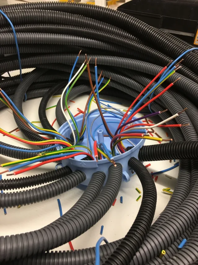 Kravel ICTA conduit for prefabricated wiring systems
