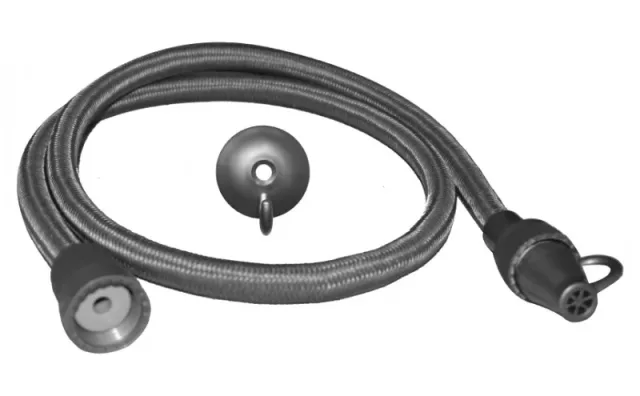 Bidet spray hose braided grey 1 m — EJIM JWC2015