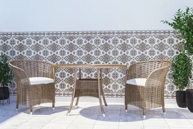 Faïence murale Marrakech 25 × 40 cm