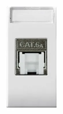 Data socket 8+1 contacts RJ45 cat 6as FTP DOMUS 44 — SOMEF 441029C6AS