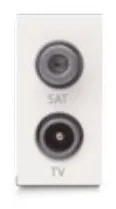 Prise séparatrice tv/SAT CLARA 43 — SOMEF 431096/TRN2