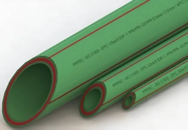 SDR 7.4 fibreglass-reinforced PPR pipe — Ø 75