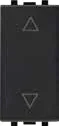 STIEL ALPHA 3-position roller shutter switch carbon black