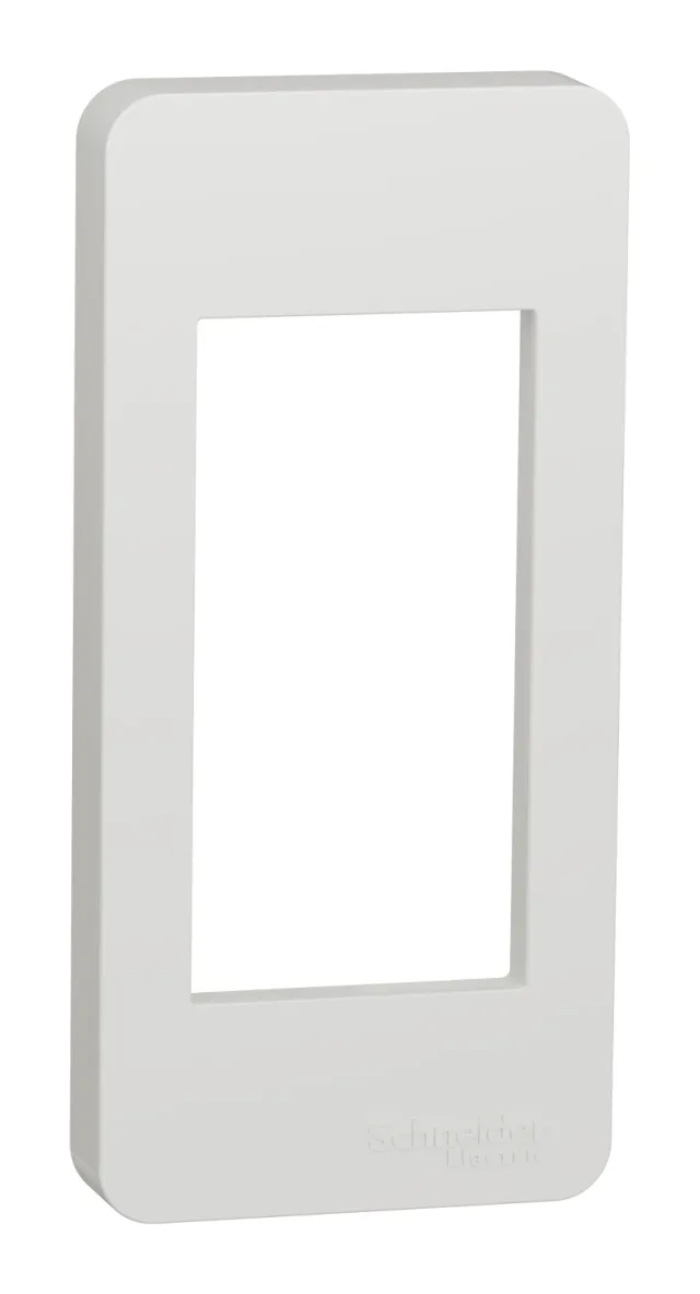 New Unica NU200118 cover frame — white