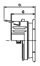 Polyamide fittings — Flanged multi type 5014