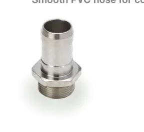 Metal fittings — smooth PVC hose for conduits 6057