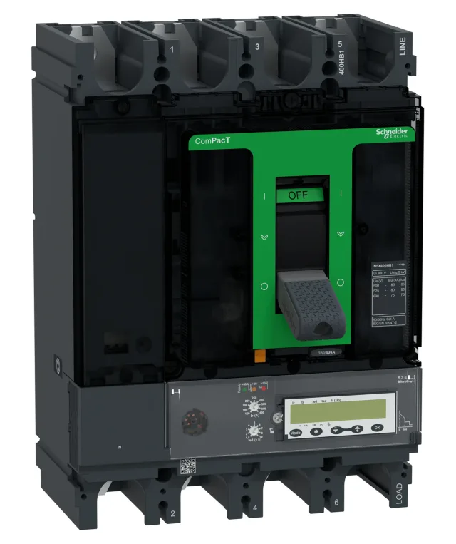 Disjoncteur ComPacT NSX C40V45E400 — 4P, 400 A, MicroLogic 5.3 E