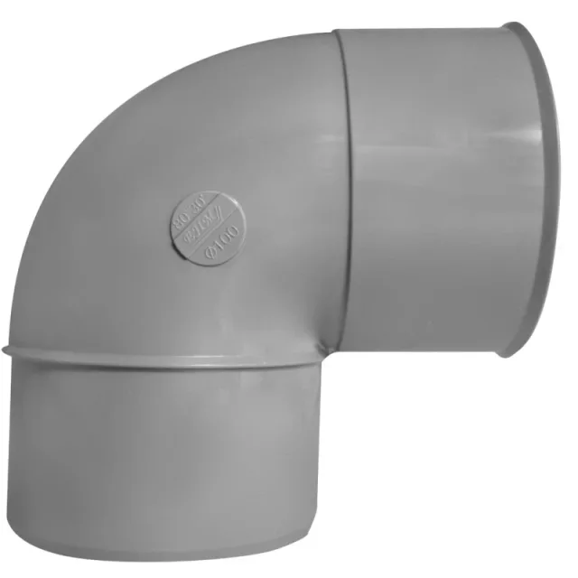 Elbow PVC M/F 90° Ø100 — EJIM JCA4136