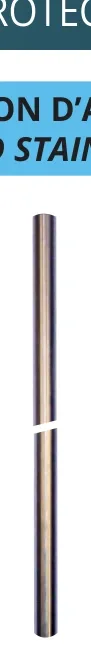 Driving spike for stainless steel earth rods or interception tip.