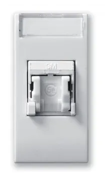 Prise informatique 8 plots RJ45 CAT 6A UTP DOMUS 44 — SOMEF 441029C6A