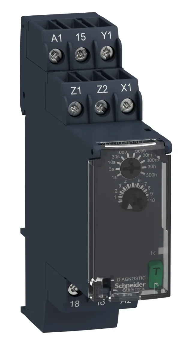 Modular timing relay RE22R1MAMR — 24…240 V AC/DC