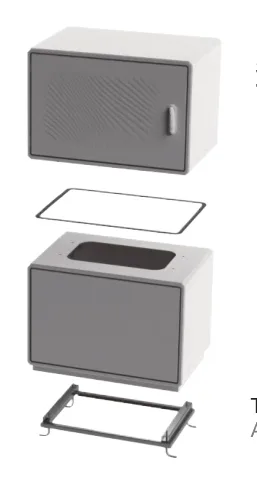 Plinth for outdoor enclosure Grafi 9 width 910mm