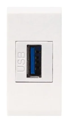 Prise USB blanc — SOMEF 45B43