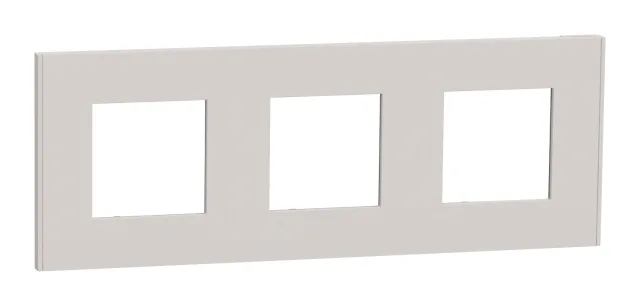 Plaque de finition New Unica NU600624 — gris clair