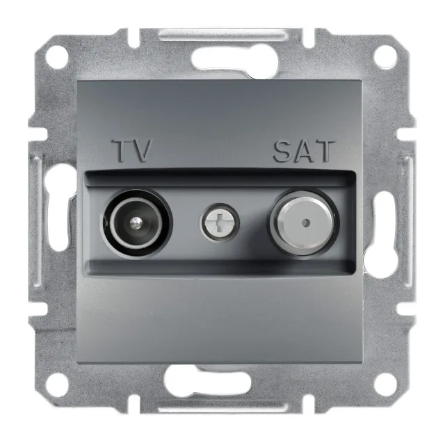 Asfora EPH3400162 tv / sat antenna outlet — steel