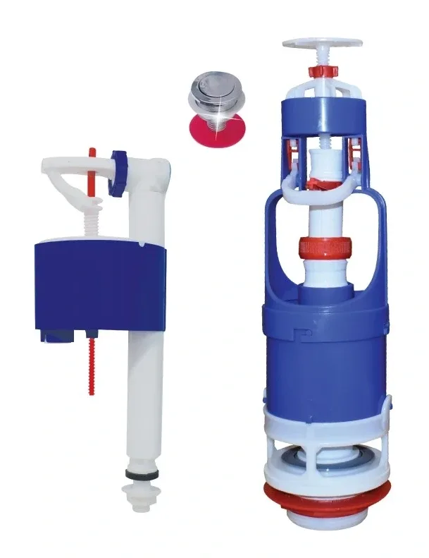 Flush mechanism push-button Bella with float valve sliding bottom inlet — EJIM JWC2038