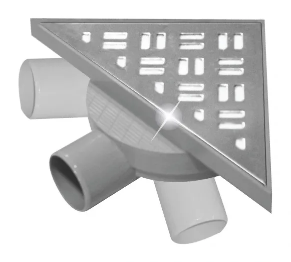 Corner drain stainless steel Prestige — EJIM JSB1083