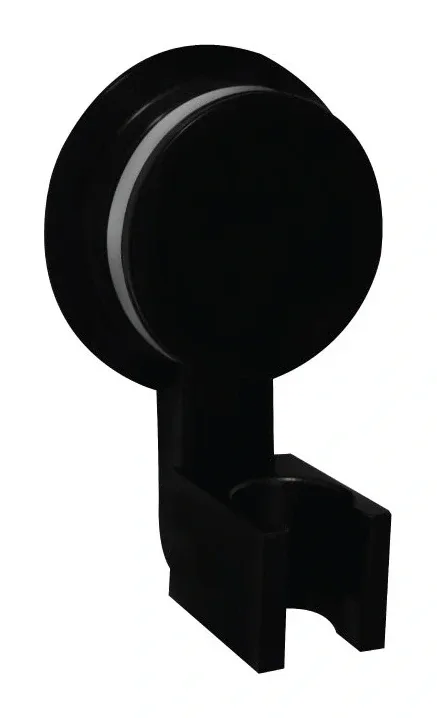 Bidet hose holder with suction cup ABS black — EJIM JWC2130