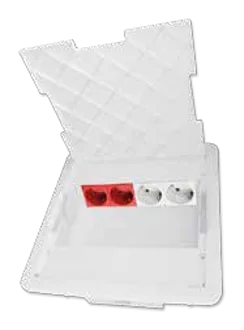 16-module wall TV box — SOMEF 83404-SRB