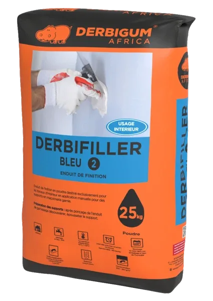 DERBIFILLER BLEU 2 — powdered finishing coat
