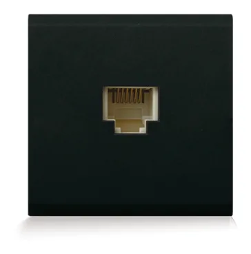 Telephone socket 2 modules NERA 43 — SOMEF 432024K/2