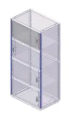 Accessoires et pièces de rechange Grafi 5 Largeur 580 mm — kit de montants de charnières
