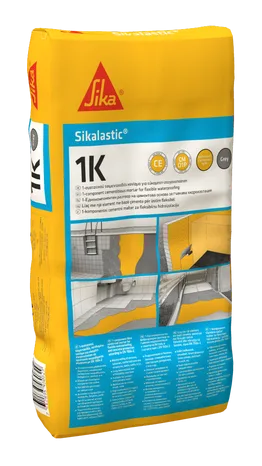 Sikalastic®-1K — Flexible waterproofing mortar beneath tiles
