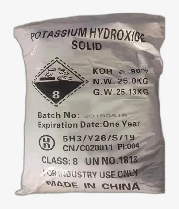 Caustic potash — potassium hydroxide