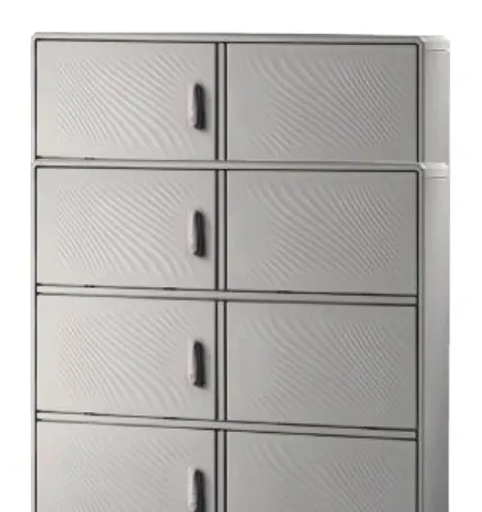 Outdoor enclosure Grafi 12 width 1150mm — Double door 4 compartments