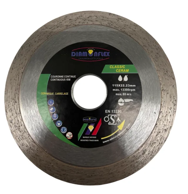 Diamonflex Super Ceram diamond blade — 125×22.22
