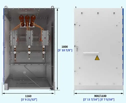 Ormazabal cgm.3-m — Medium-voltage (MV) switchgear cubicle — Current and voltage metering