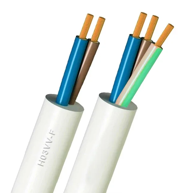 H03VV-F and H03VVH2-F 300/300 V flexible cords