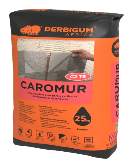 CAROMUR C2TE — white wall tile adhesive