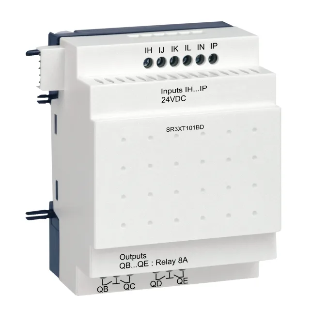 Zelio Logic SR3 SR3XT101BD i/o extension – 10 I/O – 24 V DC